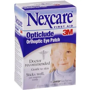 3M 1537 Nexcare Opticlude Orthoptic Eye Patch Junior Size