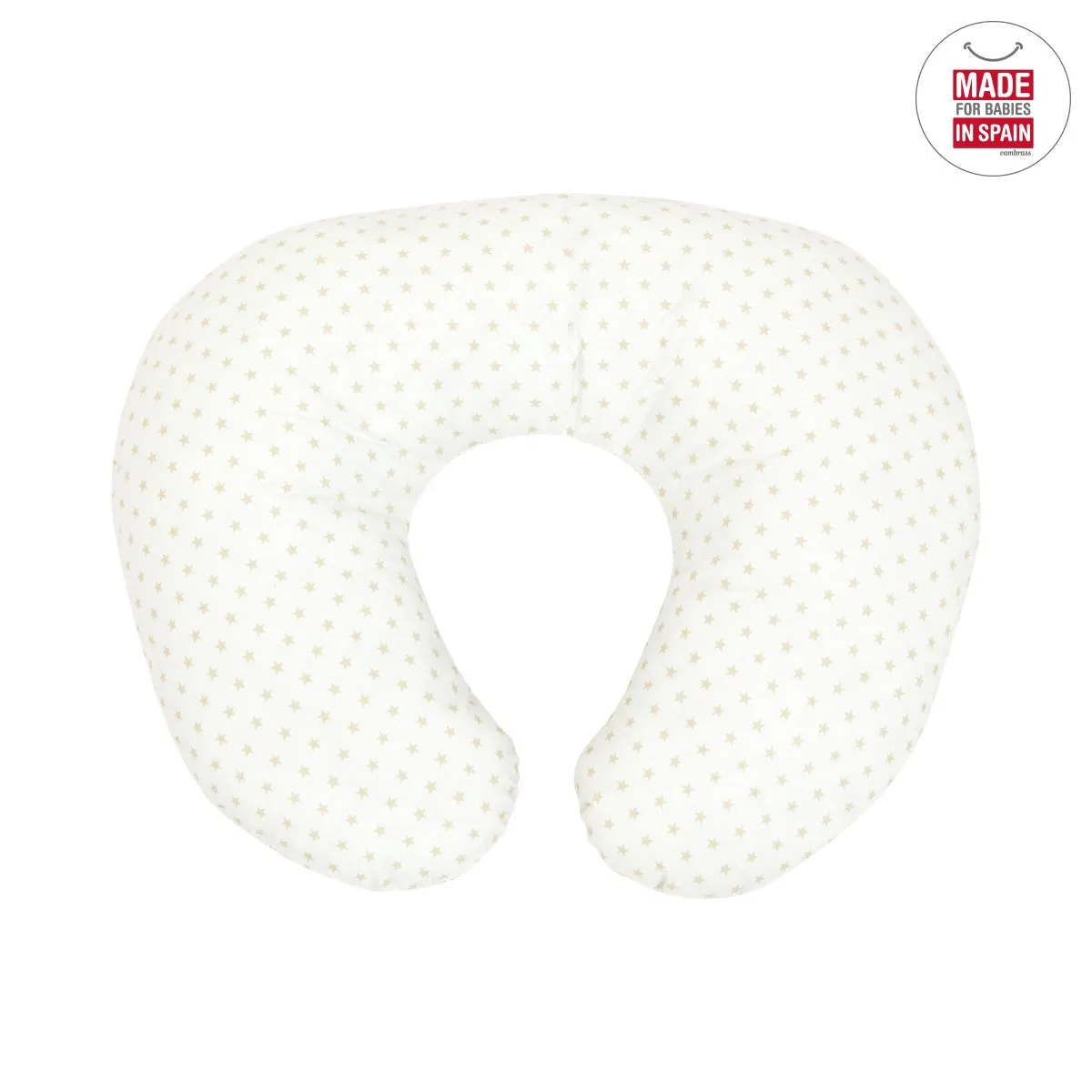 Cambrass Small Nursing Pillow Star Beige