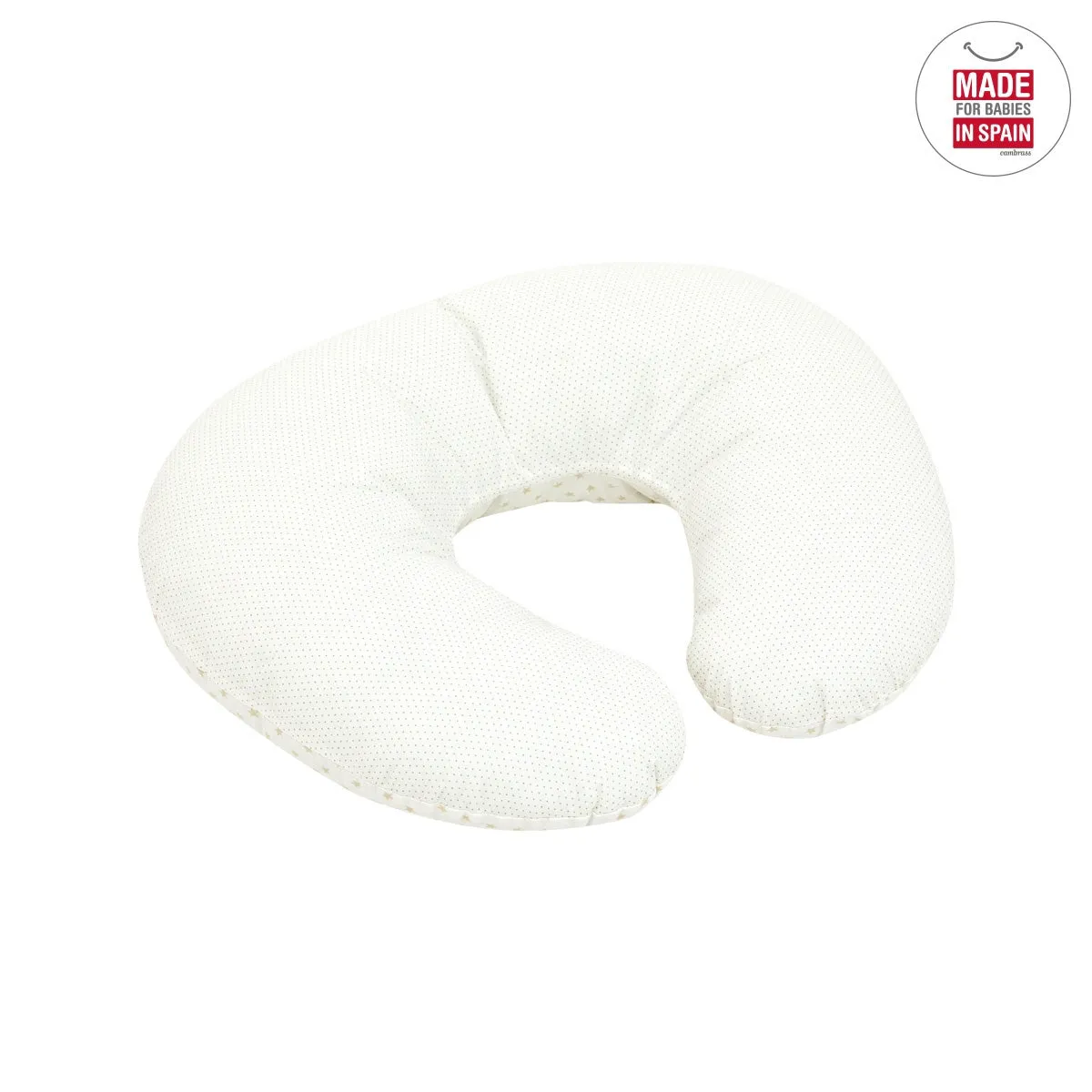 Cambrass Small Nursing Pillow Star Beige