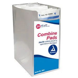 Combine Pads (ABD Pads) Non-Sterile 8 x 7.5 (576 Per Case)