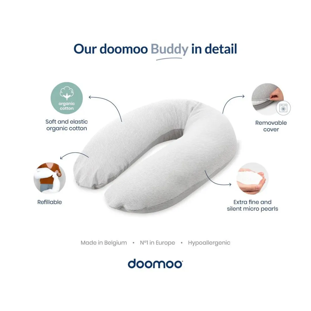 Doomoo Buddy Nursing Pillow - Cloudy Pink