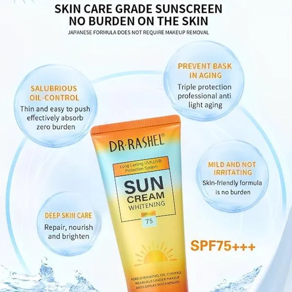 Dr.Rashel Sun Cream Whitening 75 Spf 60gm