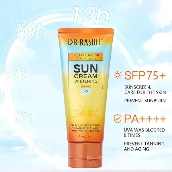 Dr.Rashel Sun Cream Whitening 75 Spf 60gm