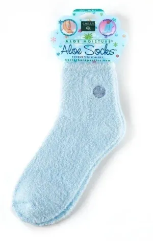 Earth Therapeutics Aloe Infused Socks Blue 1 Pair Sock