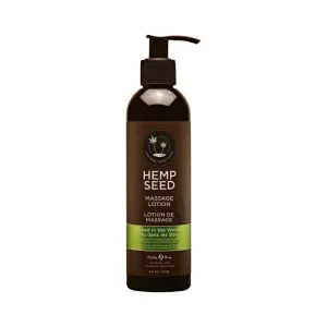 Earthly Body Hemp Seed Massage Lotion - 8 oz Naked in the Woods