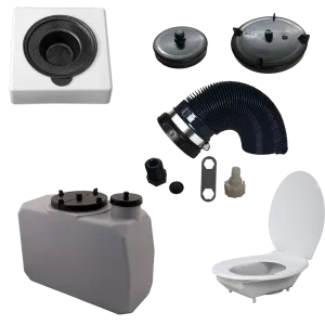 ECO-safe Toilet System Parts