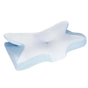 Ergonomic Memory Foam Neck Support Pillow, Pain Relief