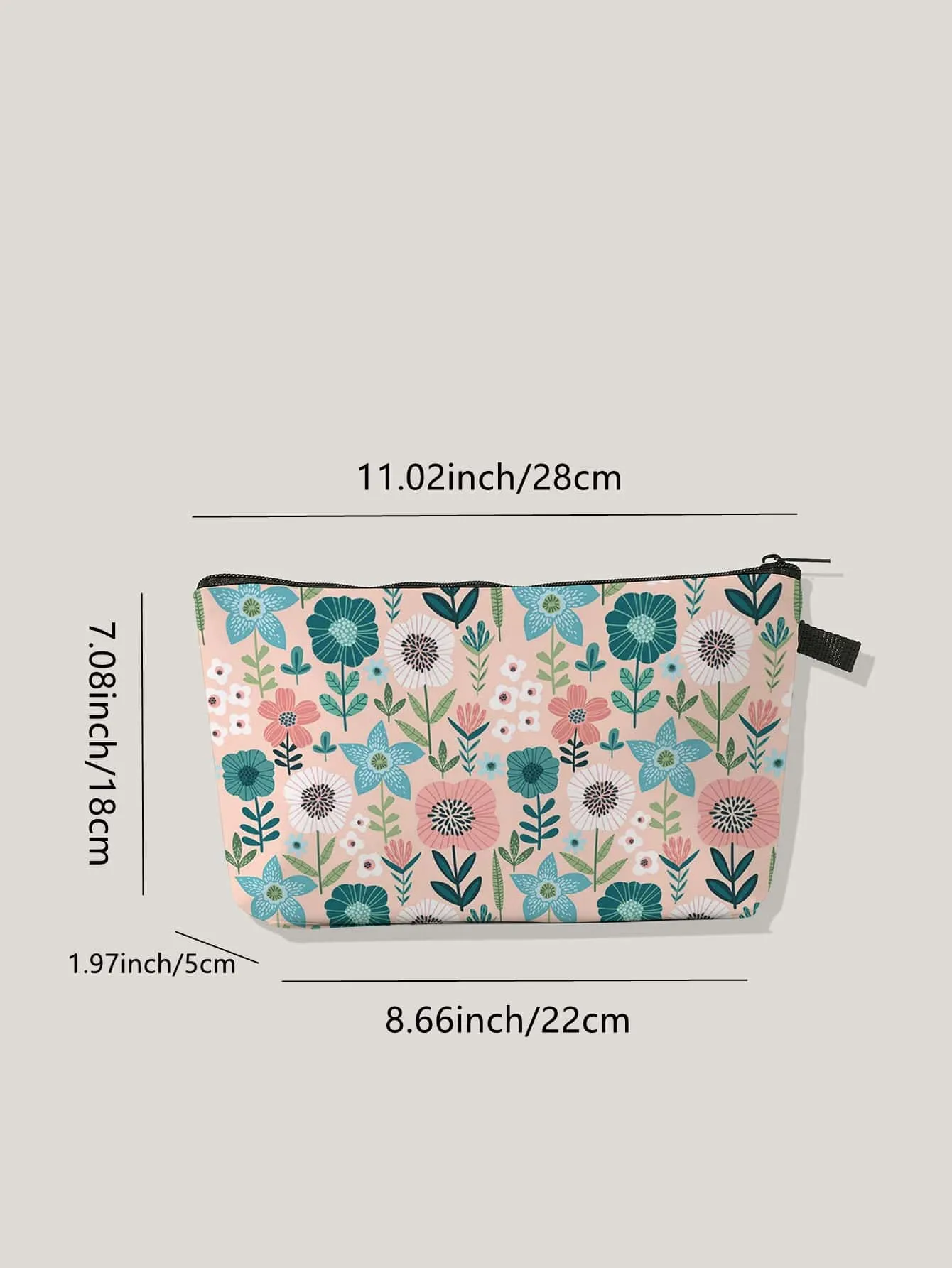 Flower Field Art Makeup Bag Cosmetic Organizer Toiletries Bag Makeup Organizer