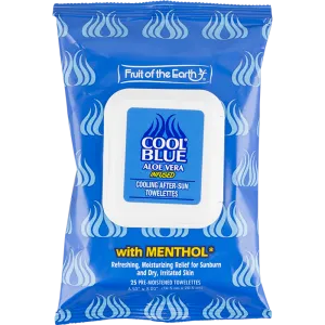 Fruit Of The Earth - COOL BLUE Towelettes 25 Pack