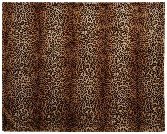 Fur FL102 Brown Throw Blanket