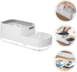 Kitchen Sink Organizer with Soap Dispenser