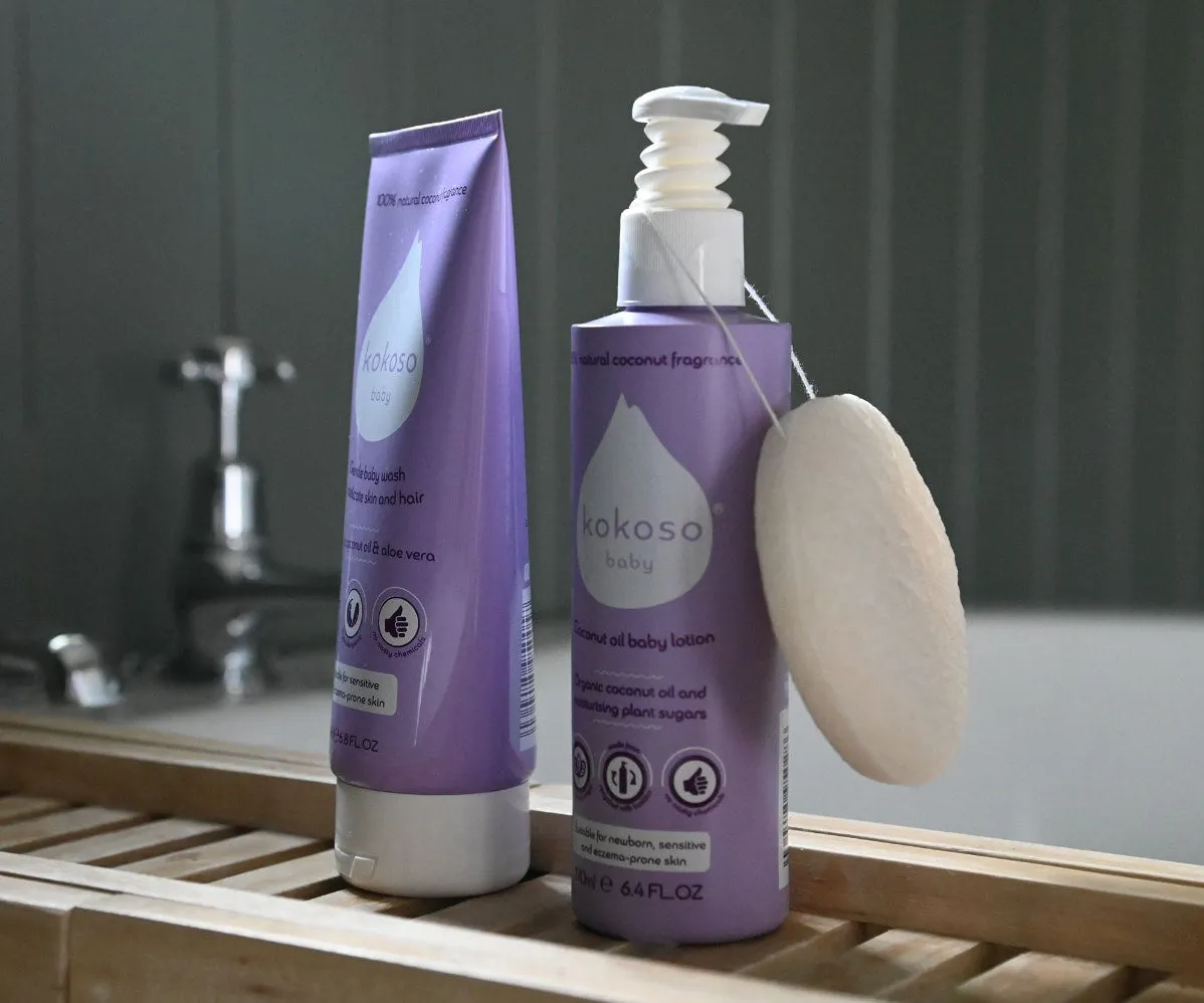 Kokoso Coconut Bathtime Baby Gift Set