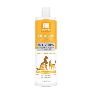 Nootie Skin & Coat Solutions Pet Shampoo Moisturizing Vitamin E & Almond Oil Warm Vanilla Cookie 16oz