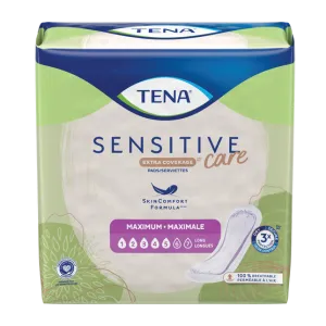 Pads Sensitive Care Extra Coverage Maximum Long Tena