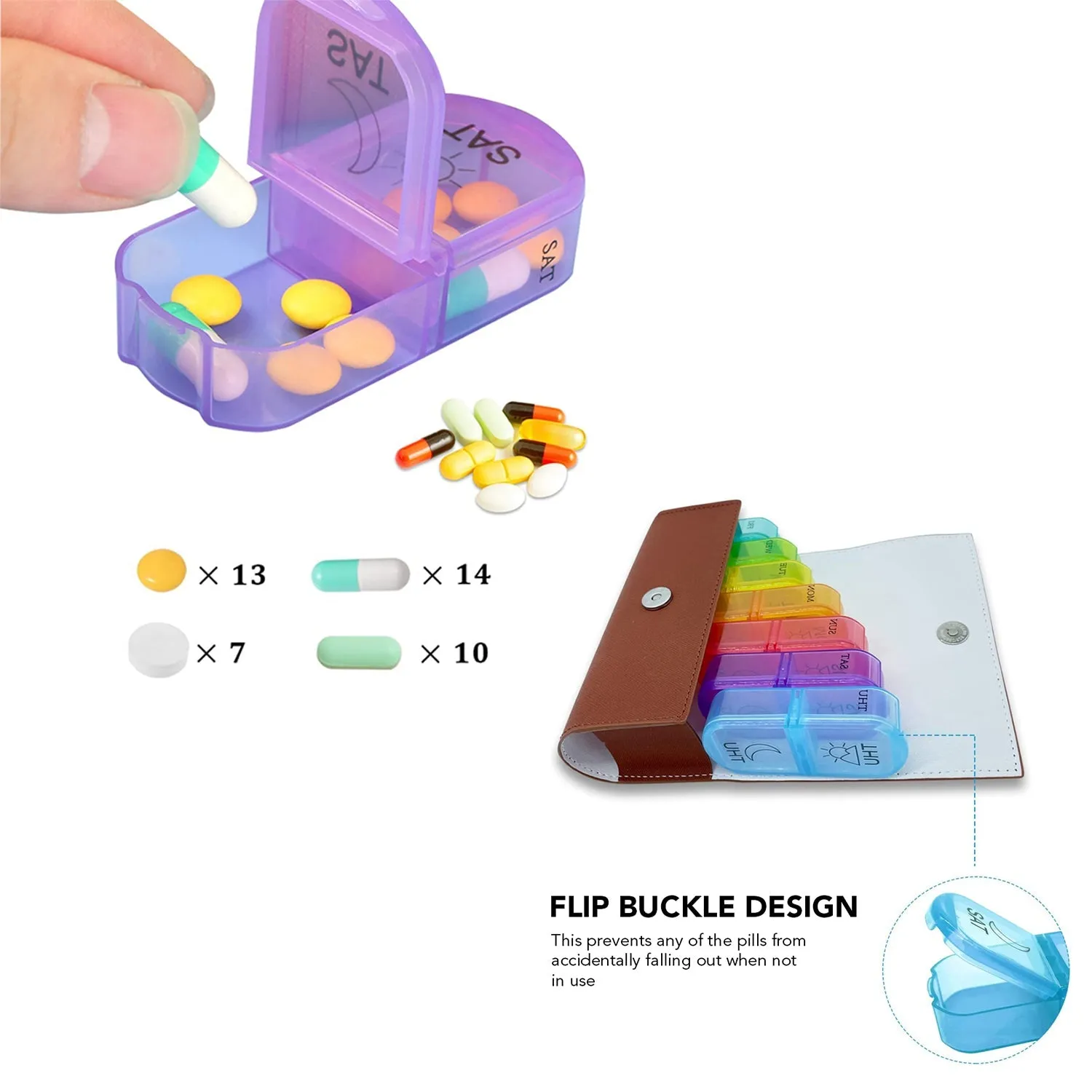 Thera Rx Weekly Pill Organizer