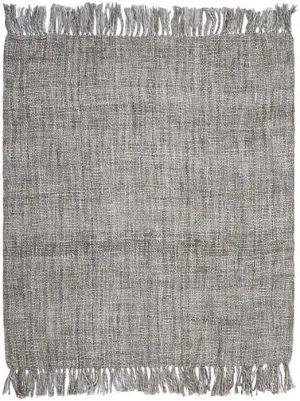 Throw T1123 Grey Throw Blanket