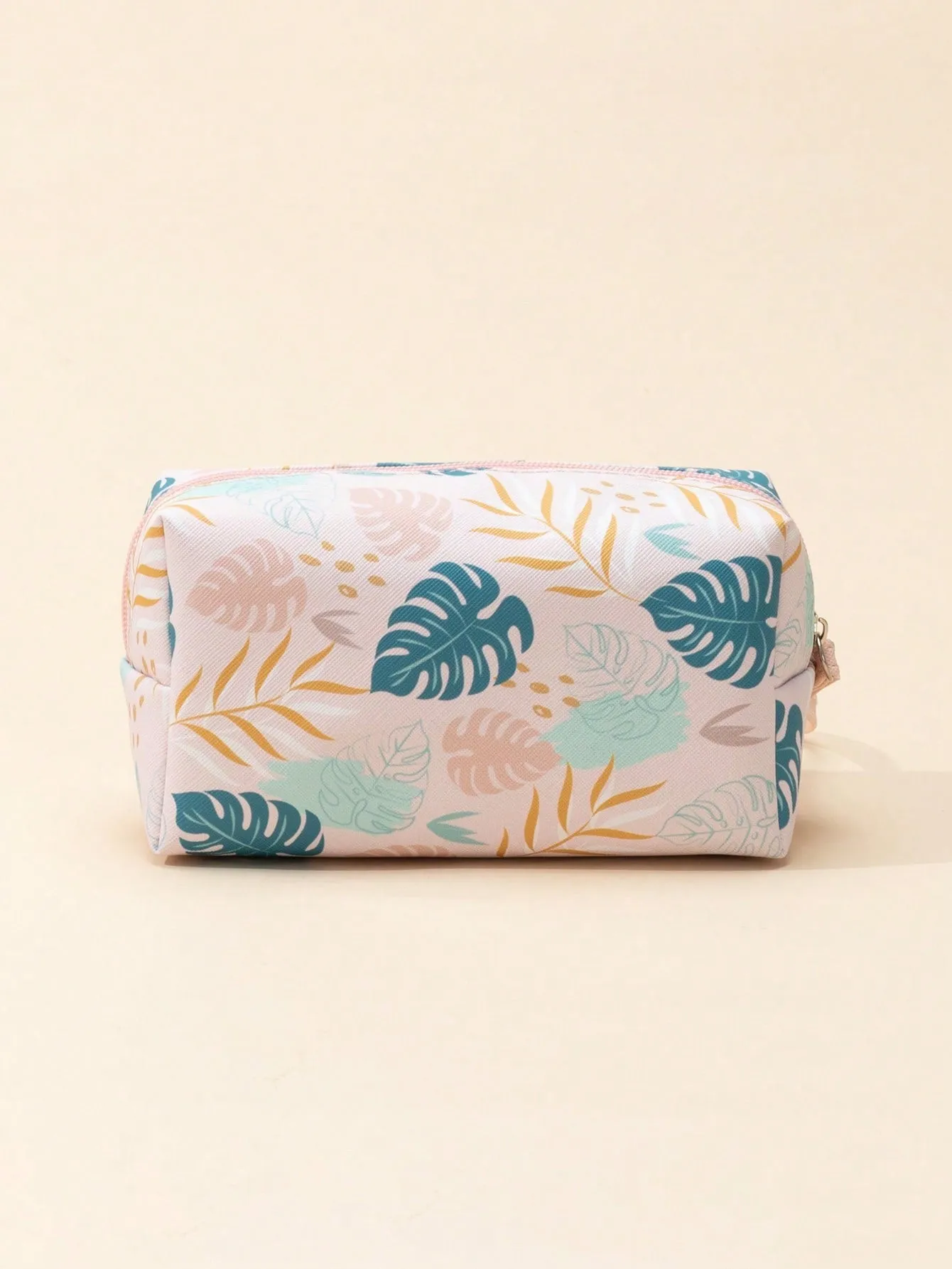 Tropical Plant Makeup Bag Cosmetic Organizer Toiletries Bag Makeup Organizer Zip