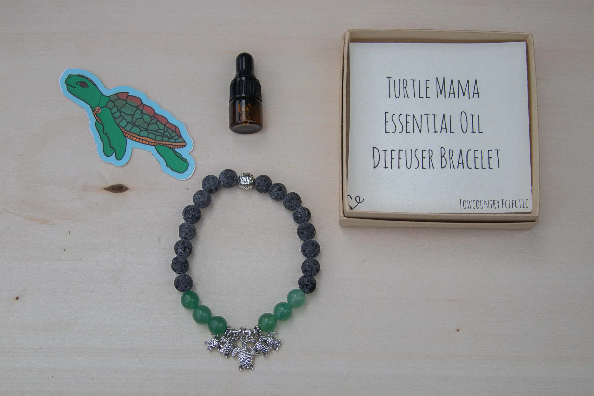 Turtle Mama Essential Oil Diffuser Bracelet